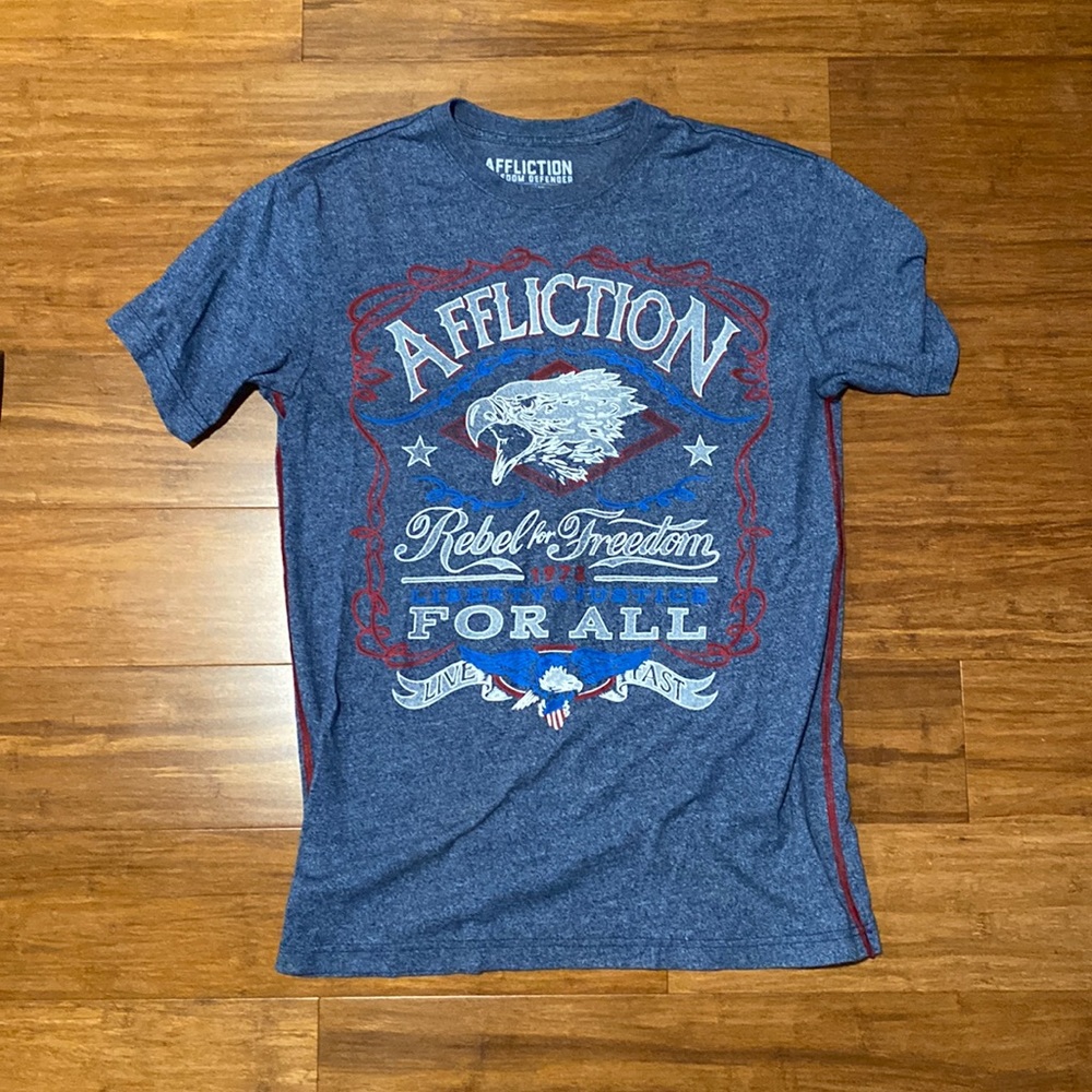 Men’s Affliction Freedom defender tshirt